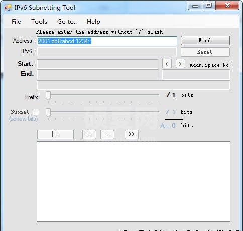 IPv6 Subnetting Tool下载|IPV6子网掩码计算器 V1.9.0.2绿色版