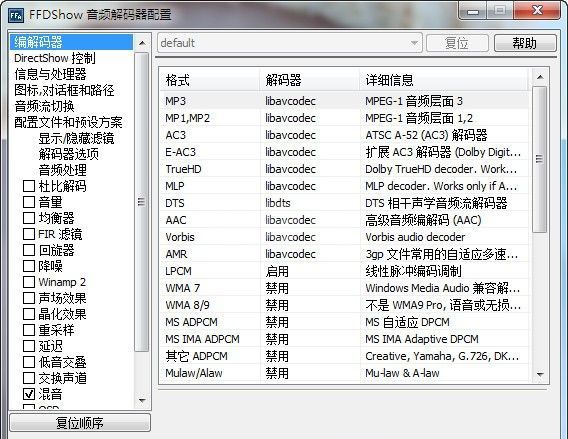 视频编解码器下载_FFDshow解码器绿色免费版