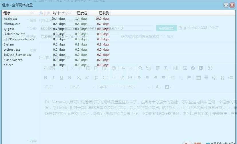 DUMeter中文破解版下载(网络流量监控软件)v7.20破解版(附注册码)