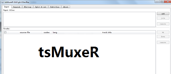 tsMuxeR(TS封装软件)