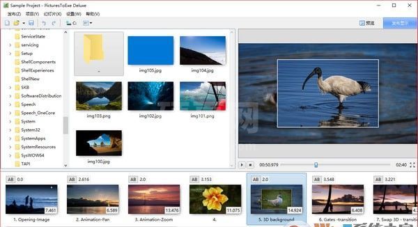 PicturesToExe Deluxe幻灯片制作软件