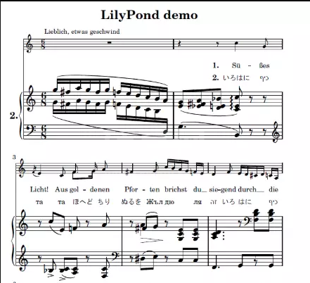 LilyPond(乐谱排版打谱软件)