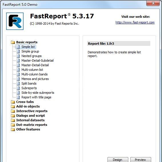 FastReport(报表控件)