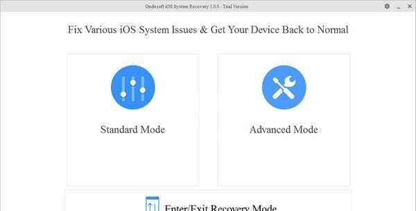 Ondesoft iOS System Recovery(IOS系统修复软件)