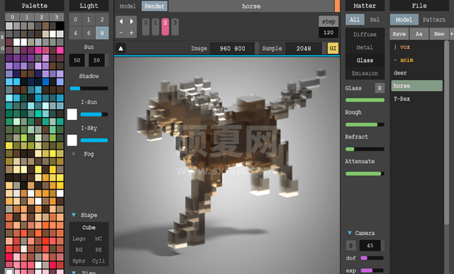 MagicaVoxel(体素编辑器) V0.99.5.1汉化版