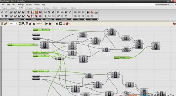 Grasshopper(犀牛参数化插件)