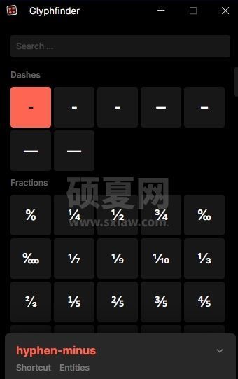 Glyphfinder下载_Glyphfinder(字符搜索工具)v1.0.0 绿色