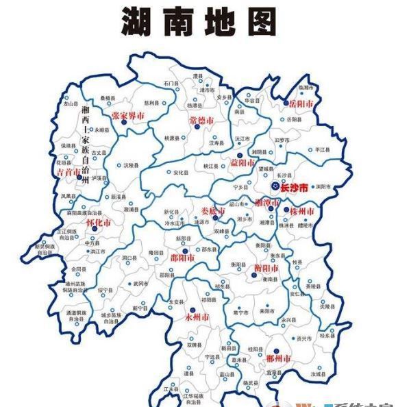 湖南地图全图高清版下载_湖南省高清地图(可放大缩小)