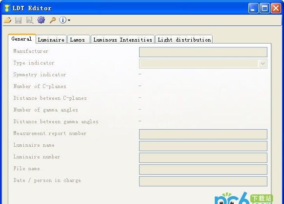 LDT文件编辑器_LDT Editor(灯具参数编辑软件)绿色版