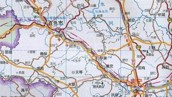 广西交通地图全图