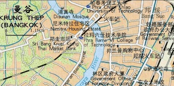 曼谷地图高清中文版PDF