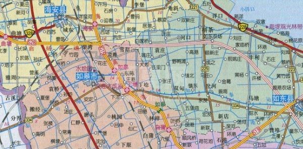 南通地图高清版V2023年最新