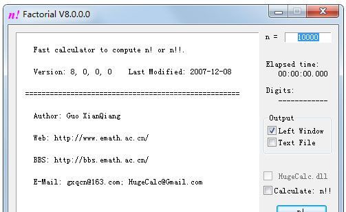 Factorial(计算器)