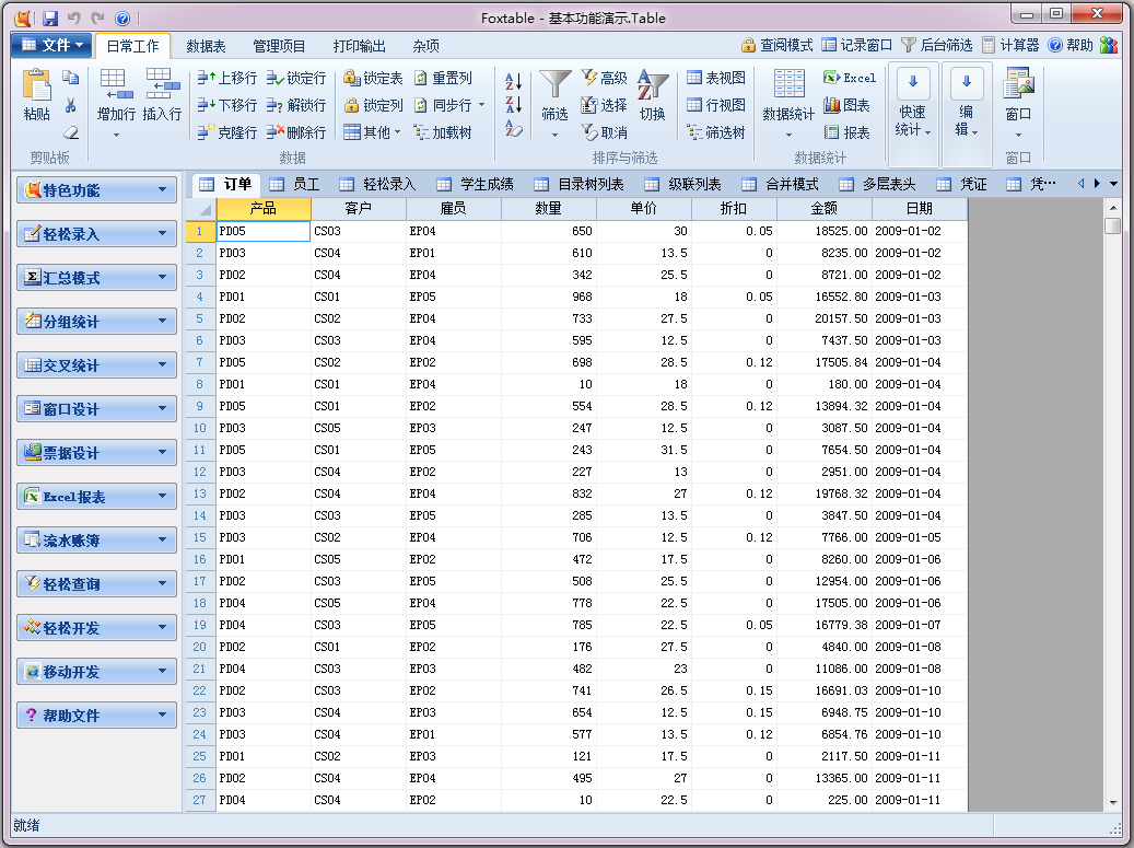 FoxTable狐表