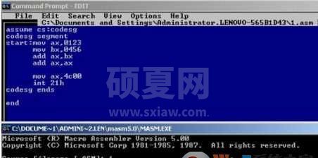 masm5.0官方版|masm5.0汇编编译工具