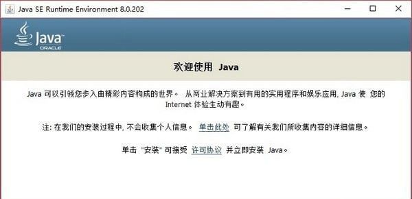 Java SE Runtime Environment(Java运行环境) V8.0.202多语言正式版