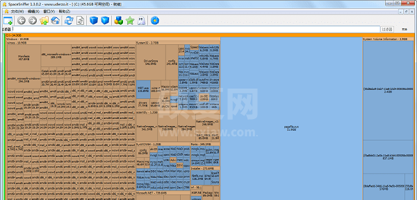 SpaceSniffer中文版下载(磁盘空间分析工具)完美汉化版 v1.3.0.2