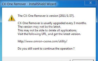 CX-One Remover欧姆龙CX-One专用卸载工具 V1.1.0.3 官方版