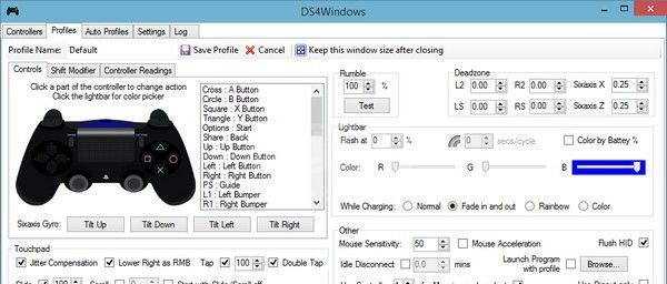 DS4Windows(PS4手柄控制器)