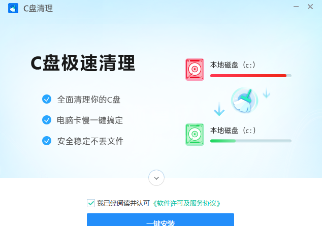 C盘极速清理绿色版