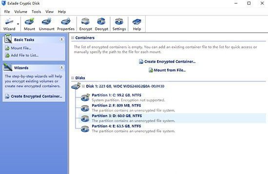 Exlade Cryptic Disk|硬盘加密软件 V2.4.9.0官方版
