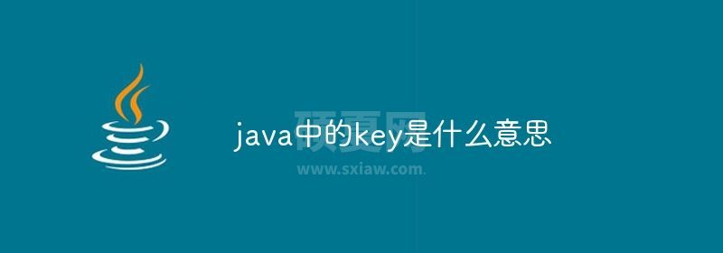 java中的key是什么意思