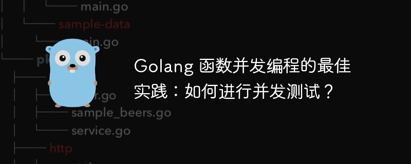 Golang 函数并发编程的最佳实践：如何进行并发测试？