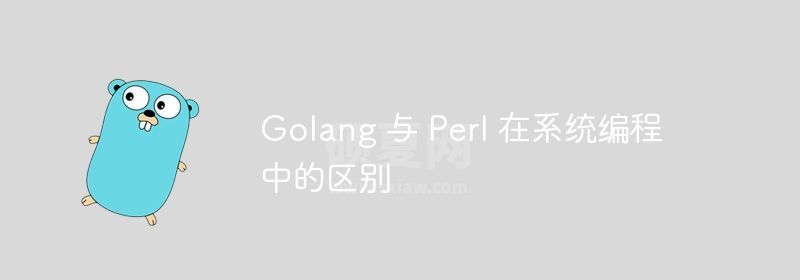 Golang 与 Perl 在系统编程中的区别