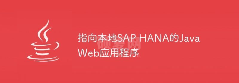 指向本地SAP HANA的Java Web应用程序