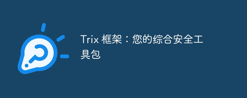 trix 框架：您的综合安全工具包