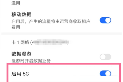 荣耀60Pro在哪里开启5G功能？荣耀60Pro开启5G操作方法截图