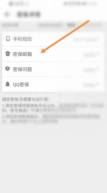 4399游戏盒怎么设置邮箱密保?4399游戏盒设置邮箱密保的方法截图