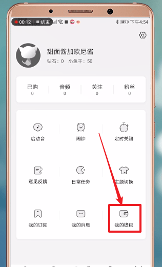 猫耳fm会员如何充钻石？猫耳fm会员充钻石方法截图