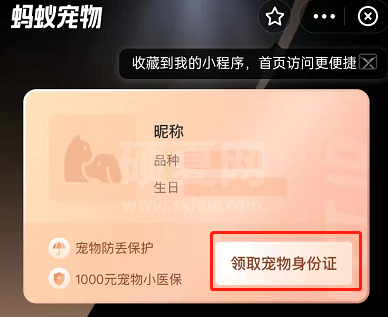 支付宝怎么领取宠物身份证？支付宝获取宠物身份证教程一览截图
