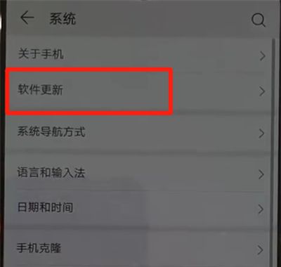 华为p30pro中更新系统的操作教程截图