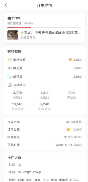 小红书薯条功能如何使用？小红书薯条功能使用教程截图