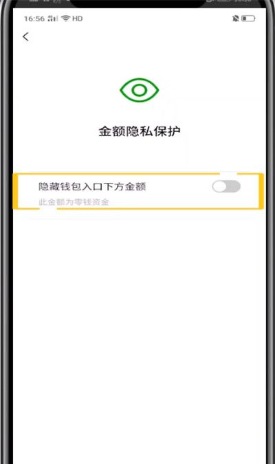 微信钱包中设置密码不让别人看到的方法教程截图