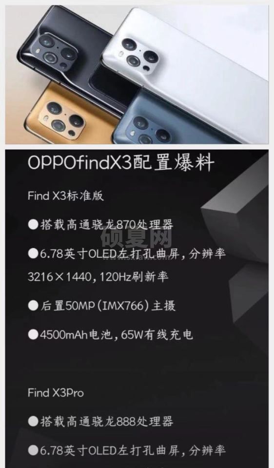 OPPOfindx3参数配置 OPPOfindx3参数配置详情截图