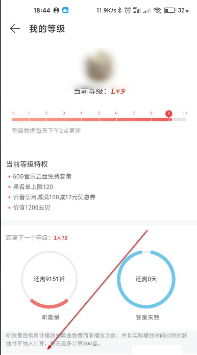 网易云音乐等级特权怎么看 网易云音乐查看等级特权方法截图