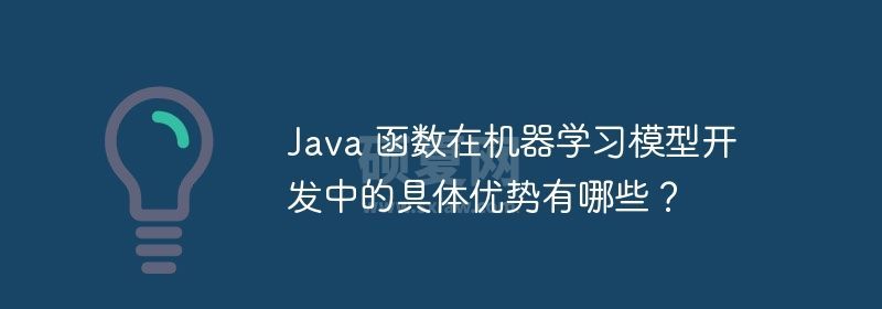 Java 函数在机器学习模型开发中的具体优势有哪些？