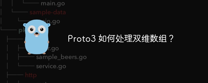 Proto3 如何处理双维数组？