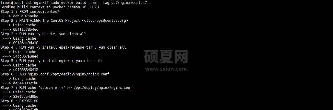 CentOS7 Docker Nginx部署及运行的方法