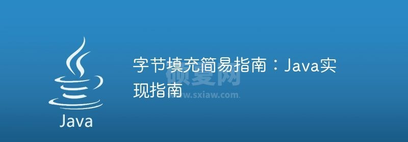 字节填充简易指南：Java实现指南