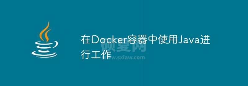 在Docker容器中使用Java进行工作