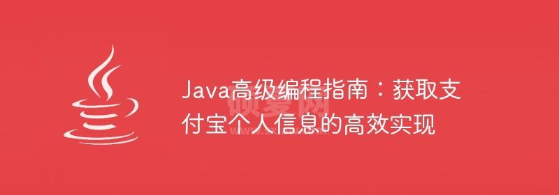 Java高级编程指南：获取支付宝个人信息的高效实现