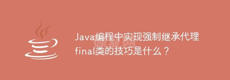 Java编程中实现强制继承代理final类的技巧是什么？