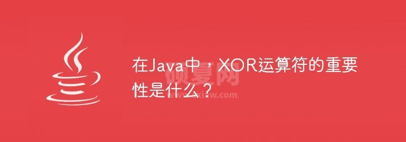 在Java中，XOR运算符的重要性是什么？