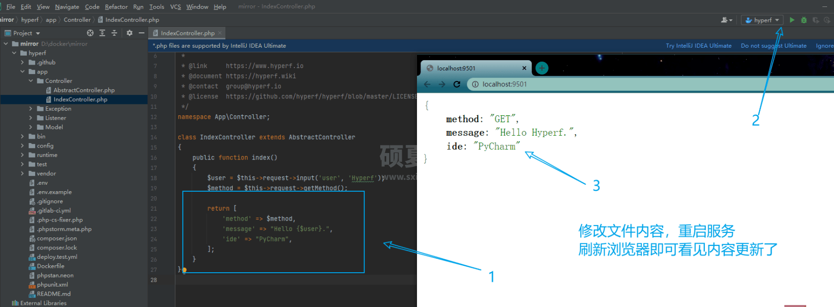 win10 配合 phpstorm 使用 docker 开发