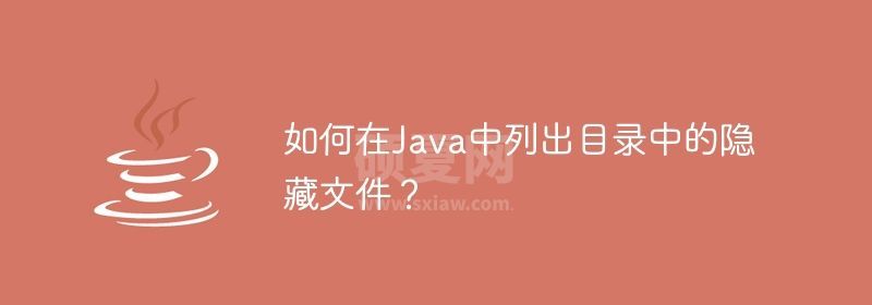 如何在Java中列出目录中的隐藏文件？