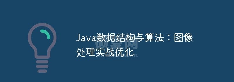 Java数据结构与算法：图像处理实战优化